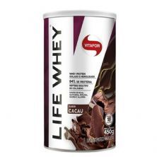Life Whey Protein Isolado e Hidrolisado - 450g Cacau - Vitafor