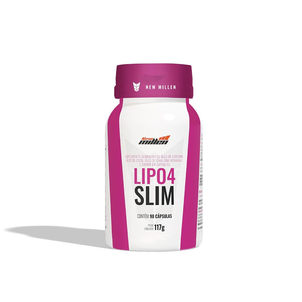 Lipo 4 Slim - 90 C�psulas - New Millen