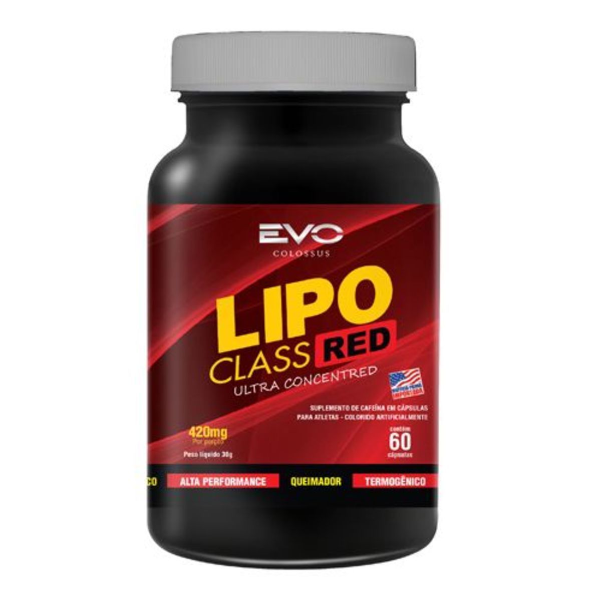 Lipo Class Red - 60 C�psulas - Evo Colossus*** Data Venc. 30/07/2020