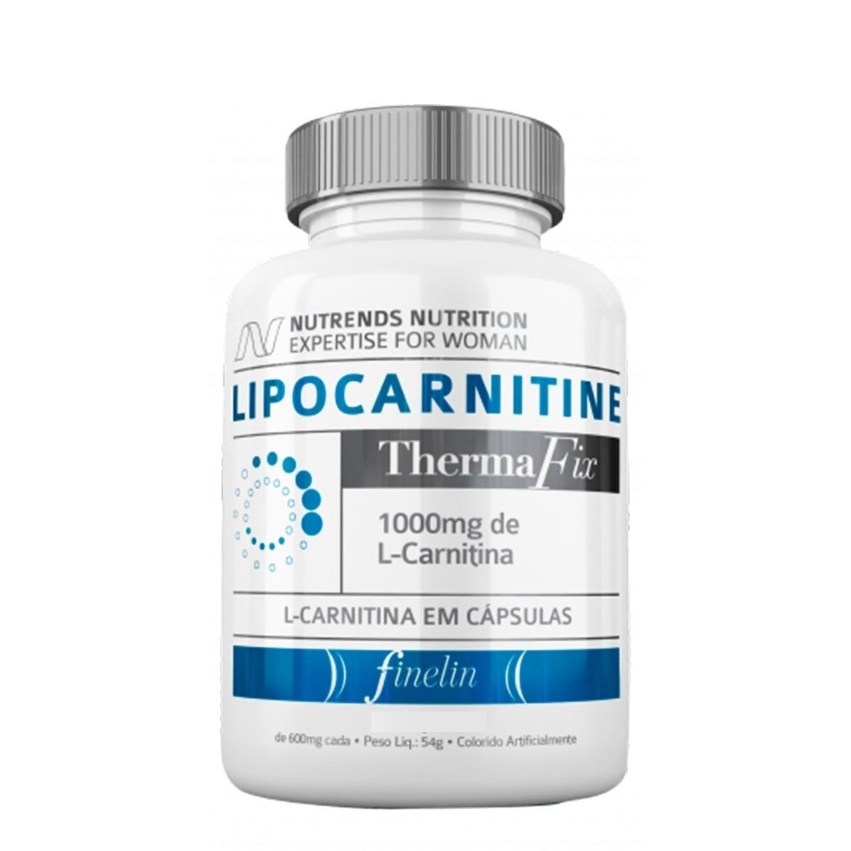 Lipocarnitine 1000mg -  60 C�psulas - Nutrends