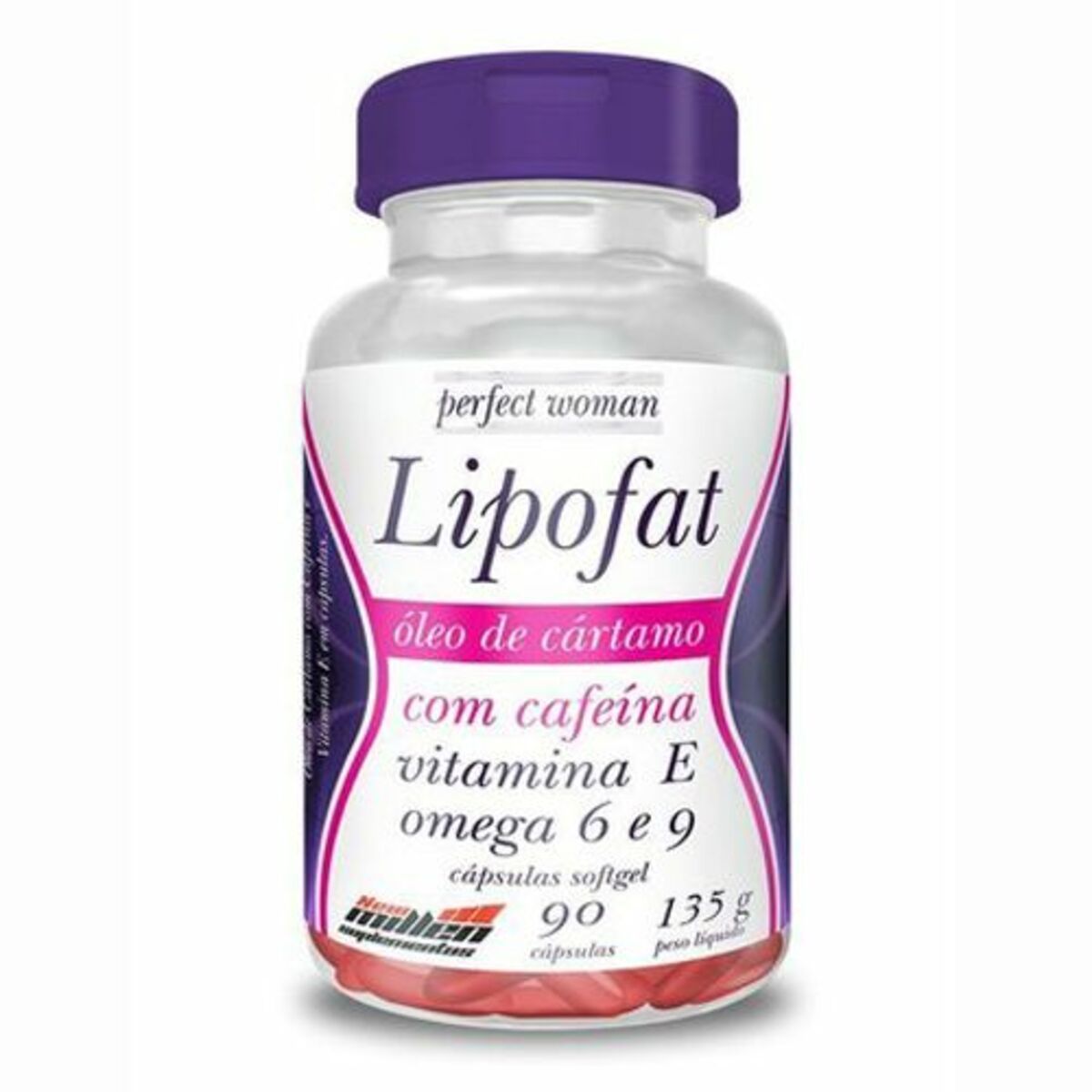 Lipofat �leo de Cartamo - 90 C�psulas - New Millen