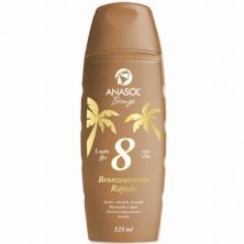 Lo��o Bronzeadora Bronzeamento R�pido - 125 ml FPS 8 - Anasol