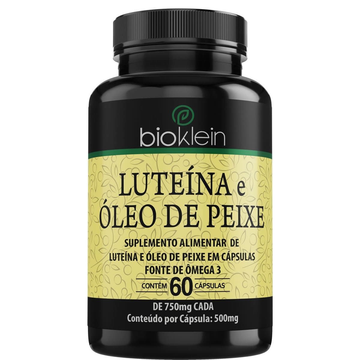 Lute�na e �leo de Peixe - 60 C�psulas - Bioklein*** Data Venc. 30/01/2026
