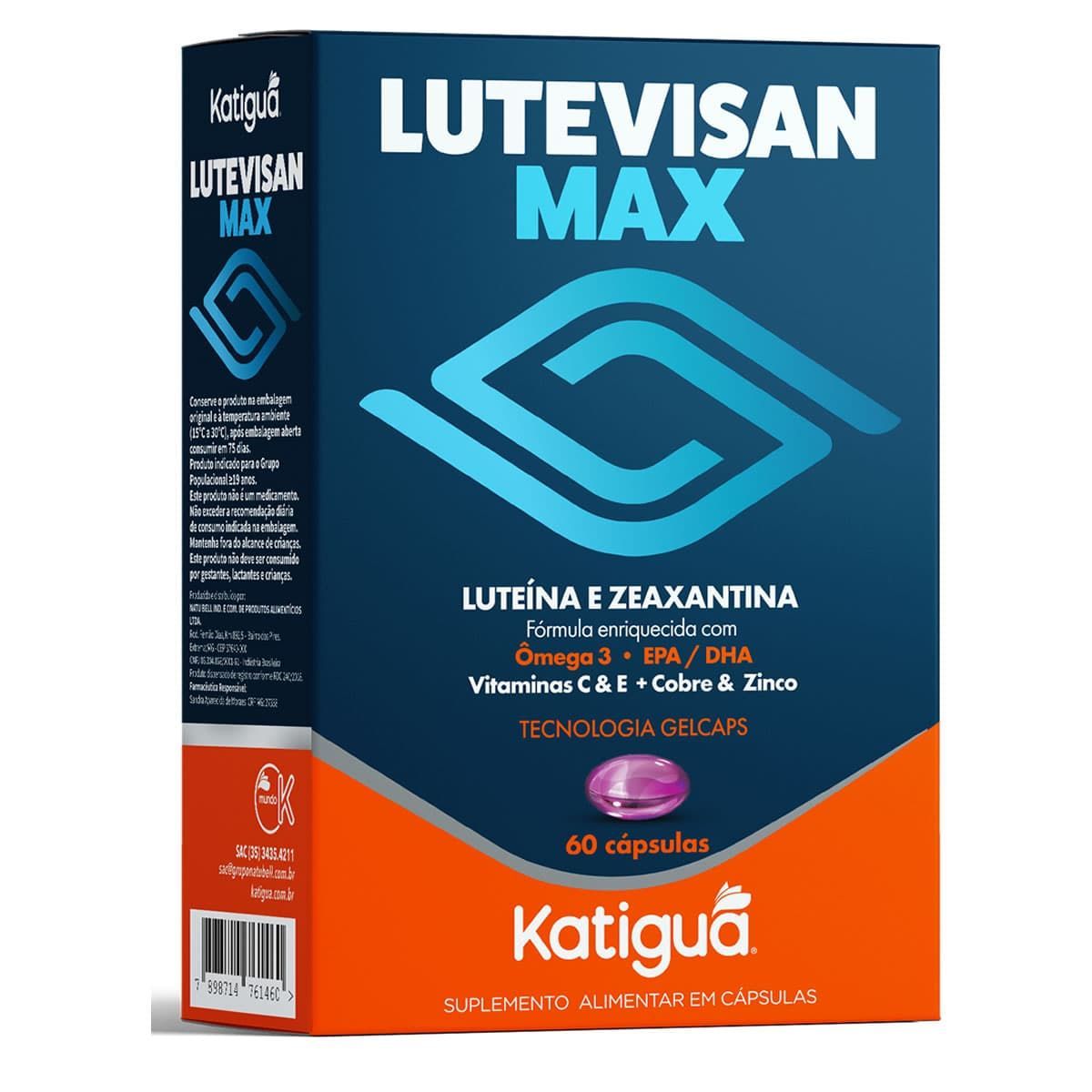 Lutevisan Max - 60 C�psulas Gelatinosas - Katigu�