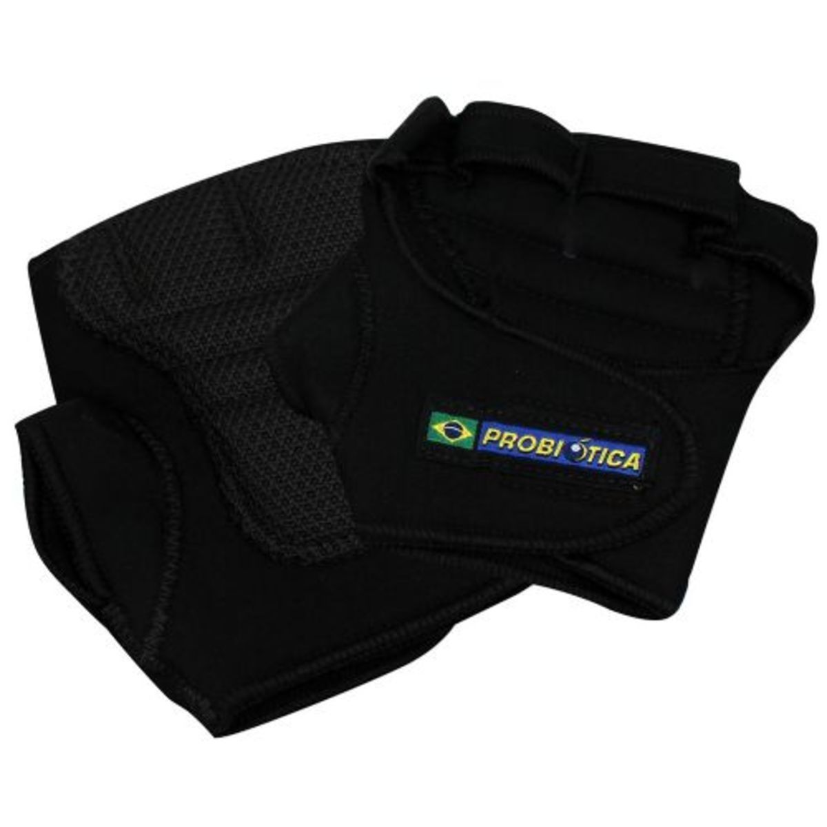 Luva para Muscula��o Esportiva Rubber - Tamanho P - Preta - Probiotica