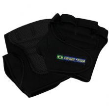 Luva para Muscula��o Esportiva Rubber - Tamanho P - Preta - Probiotica