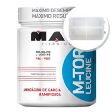 M-Tour Leucine - 120 c�psulas + Porta C�psulas transparente - Max Titanium