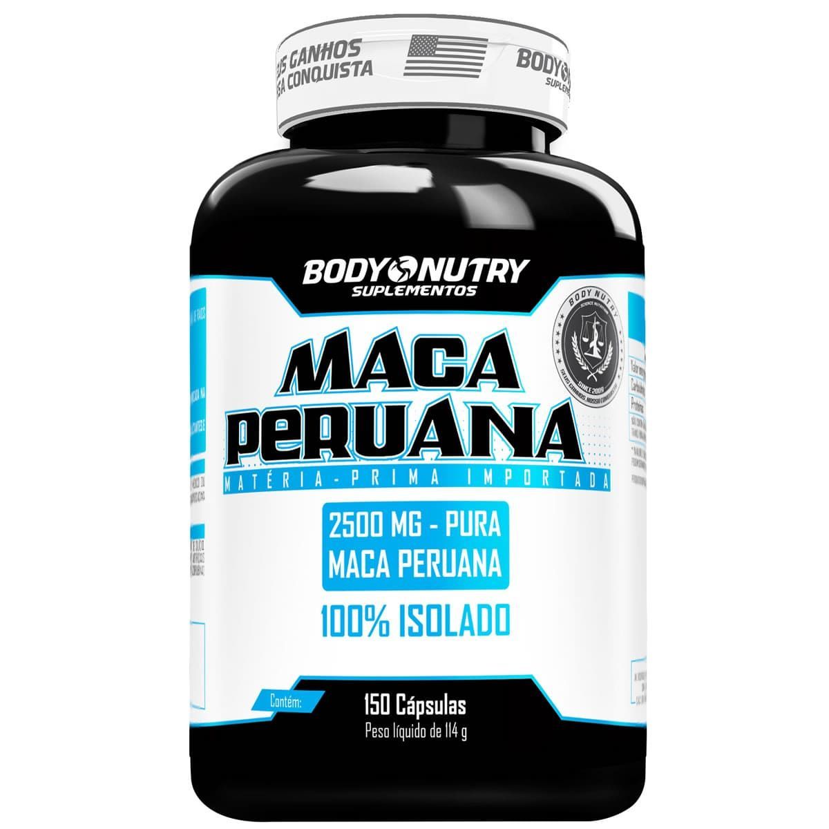 Maca Peruana- 150 C�psulas - Body Nutry