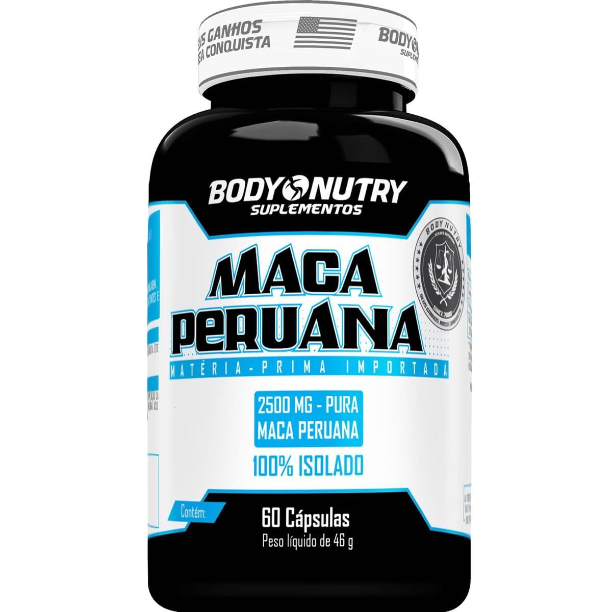Maca Peruana - 60 C�psulas - Body Nutry