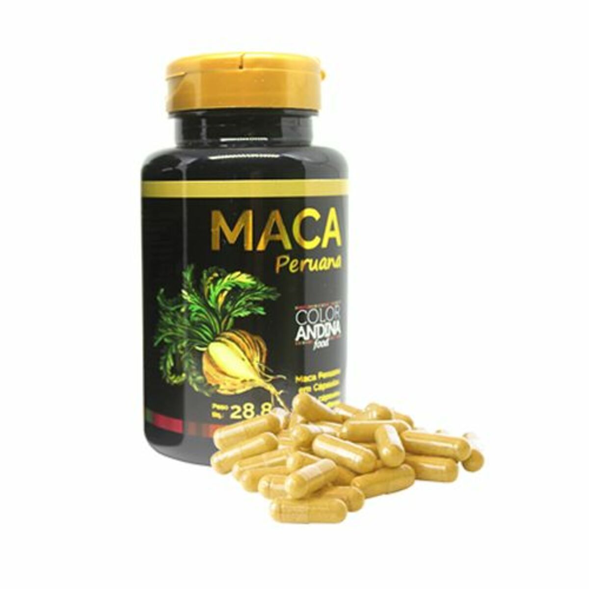 Maca Peruana - 60 C�psulas - Color Andina*** Data Venc. 30/07/2022