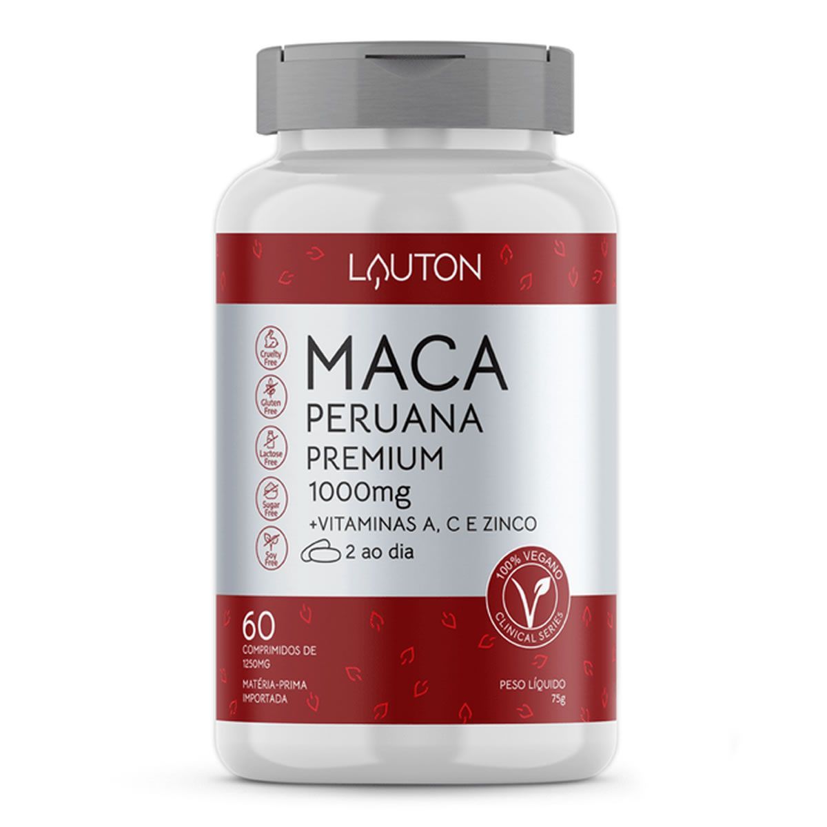 Maca Peruana Premium 1000mg - 60 Comprimidos - Lauton Nutrition