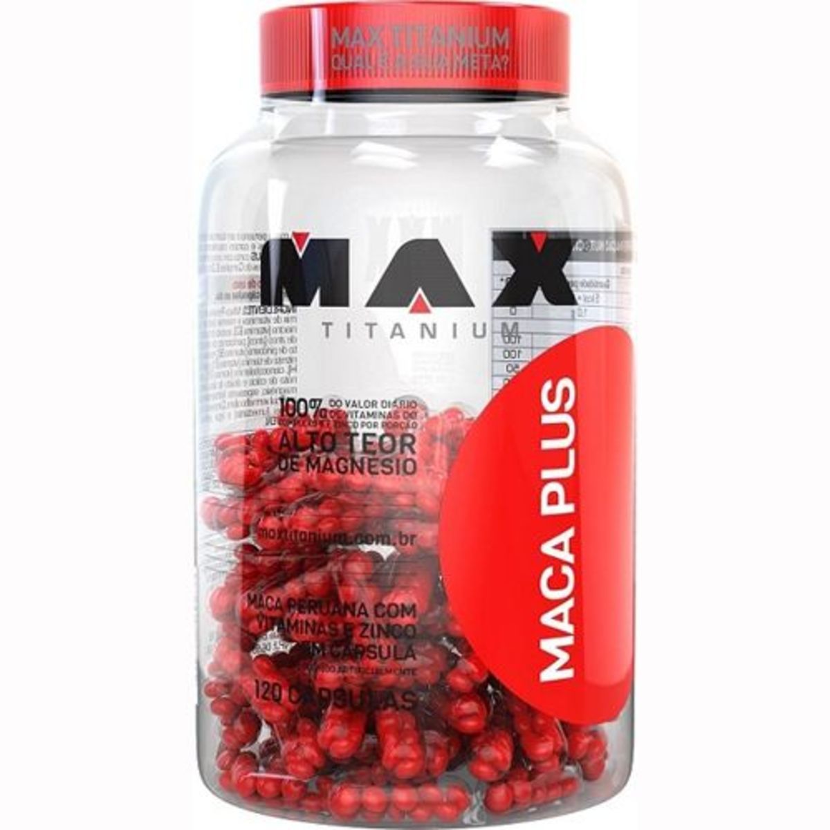 Maca Plus Peruana - 120 C�psulas - Max Titanium