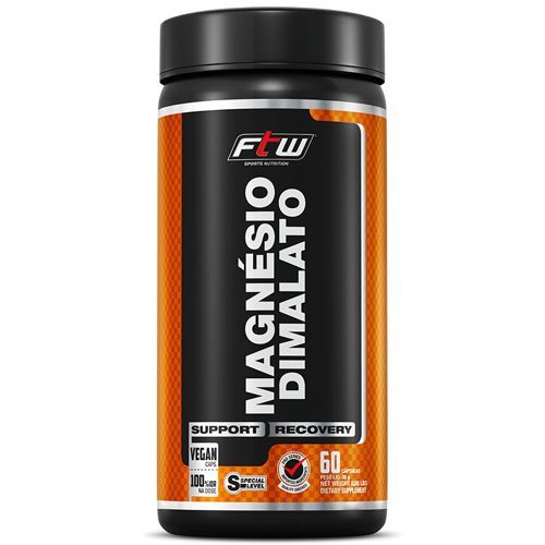 Magn�sio Dimalato - 60 C�psulas - FTW