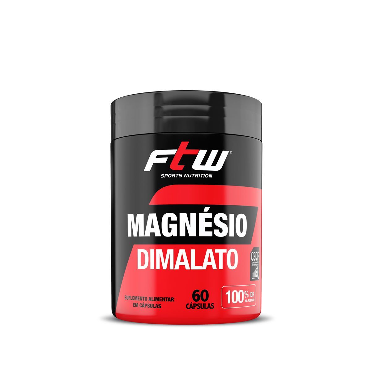 Magn�sio Dimalato  - 60 C�psulas - FTW
