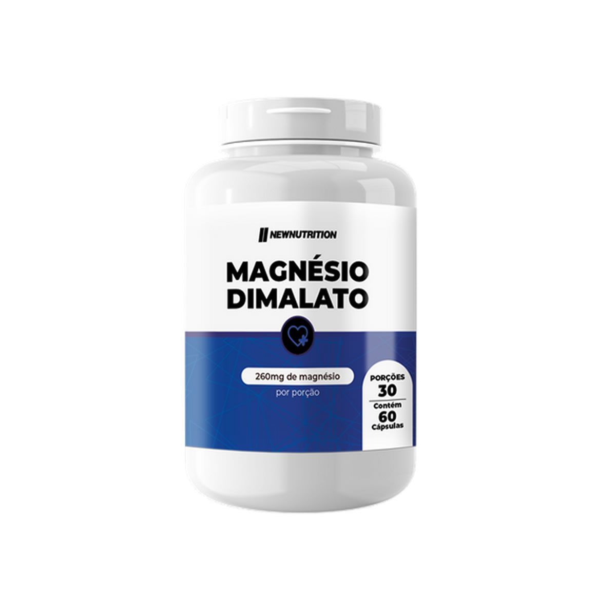 Magn�sio Dimalato - 60 C�psulas - NewNutrition