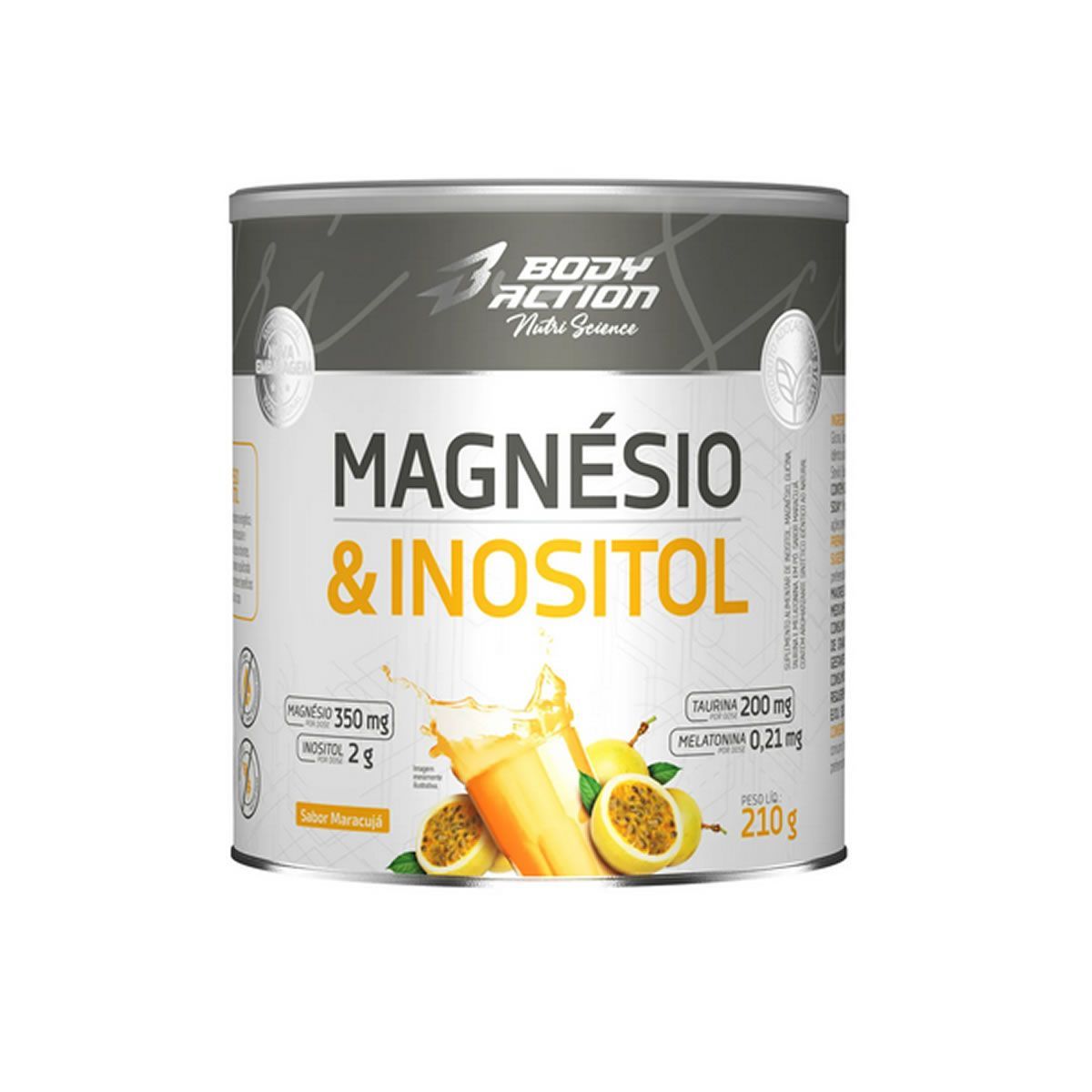 Magnesio & Inositol - 210g Maracuj� - Body Action