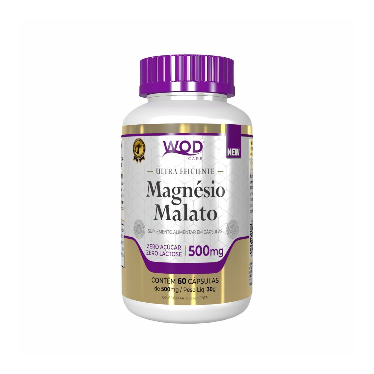 Magn�sio Malato - 60 C�psulas - Wod Nutrition