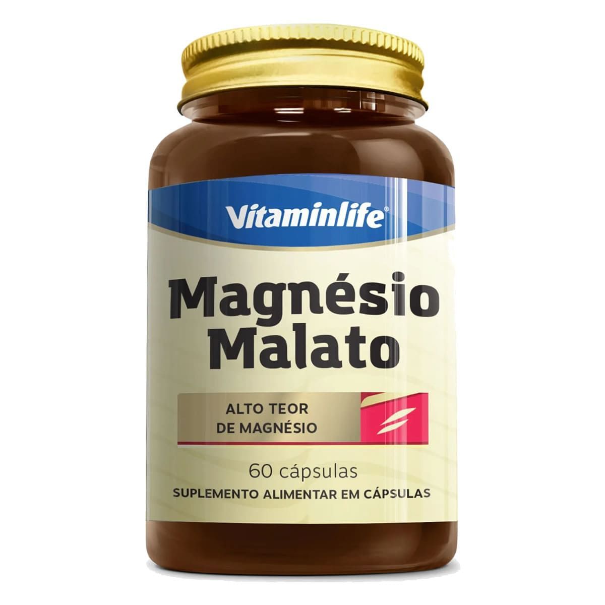 Magn�sio Malato - 60 C�psulas - VitaminLife