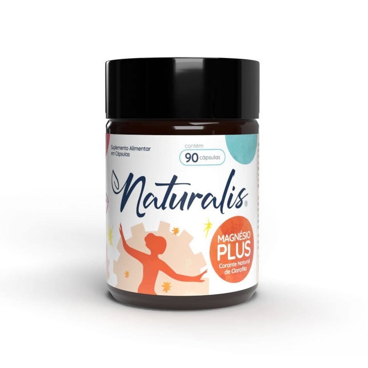 Magn�sio Plus - 90 C�psulas - Naturalis