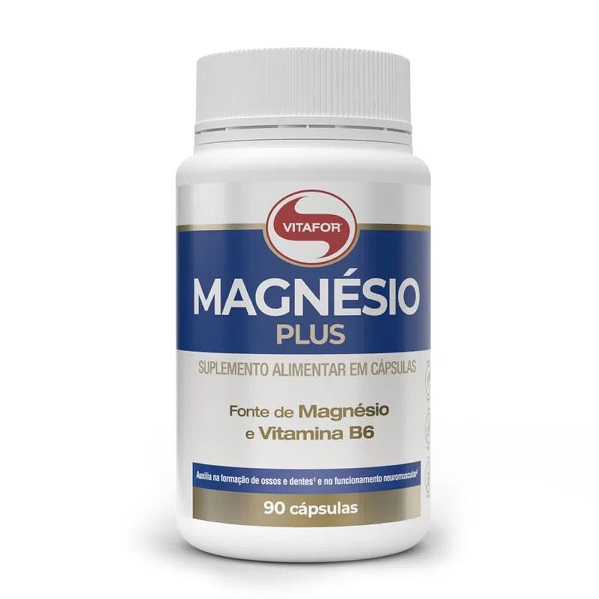 Magn�sio Plus - 90 C�psulas - Vitafor