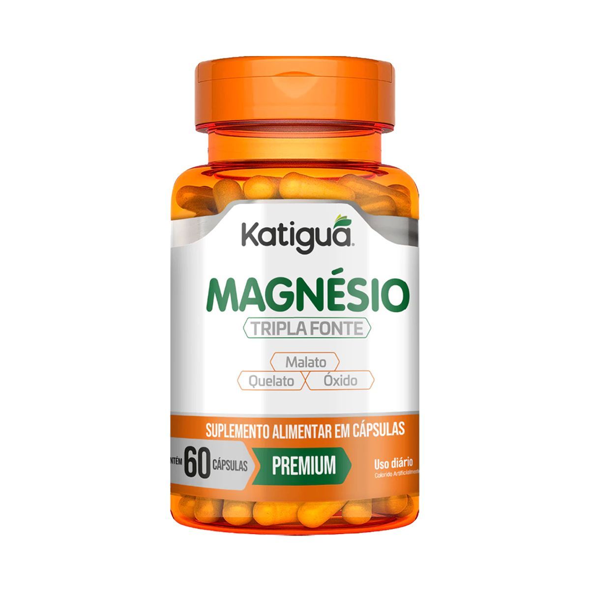 Magn�sio Tripla Fonte - 60 C�psulas - Katigu�
