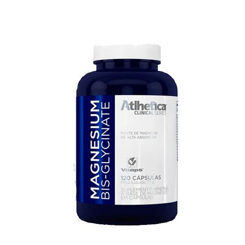 Magnesium Bisglycinate - 120 C�psulas - Atlhetica Nutrition