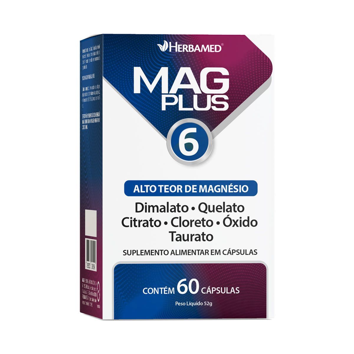 MagPlus 6 - 60 C�psulas - Herbamed