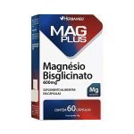 Kit 2X MagPlus Magn�sio Bisglicinato - 60 C�psulas - Herbamed