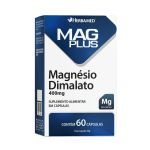 MagPlus Magn�sio Dimalato - 60 C�psulas - Herbamed	