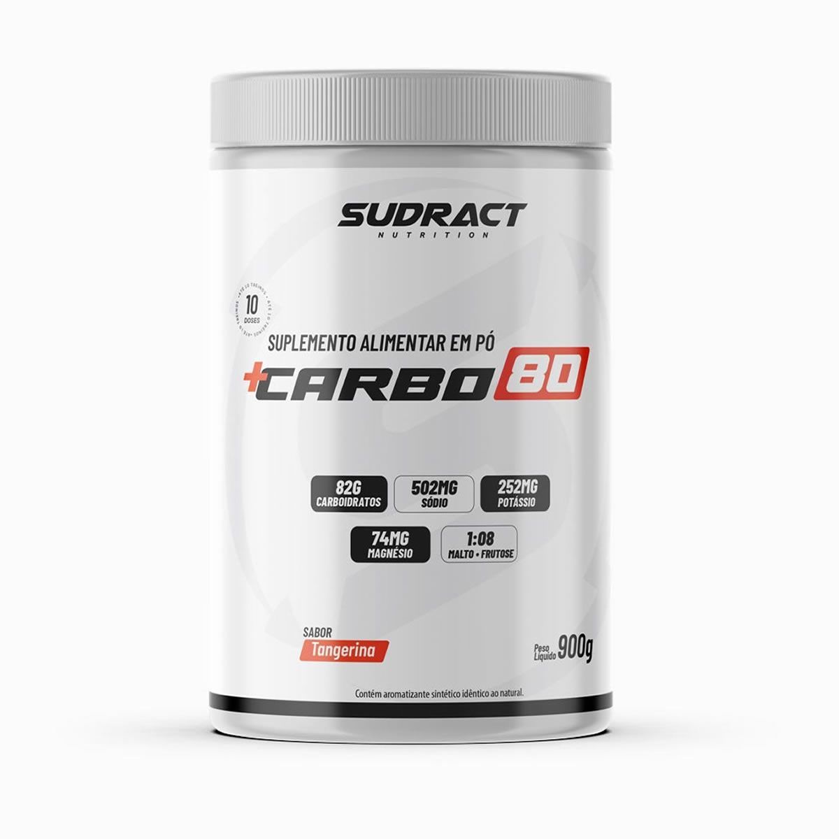 Mais Carbo 80 - 900g Tangerina - Sudract