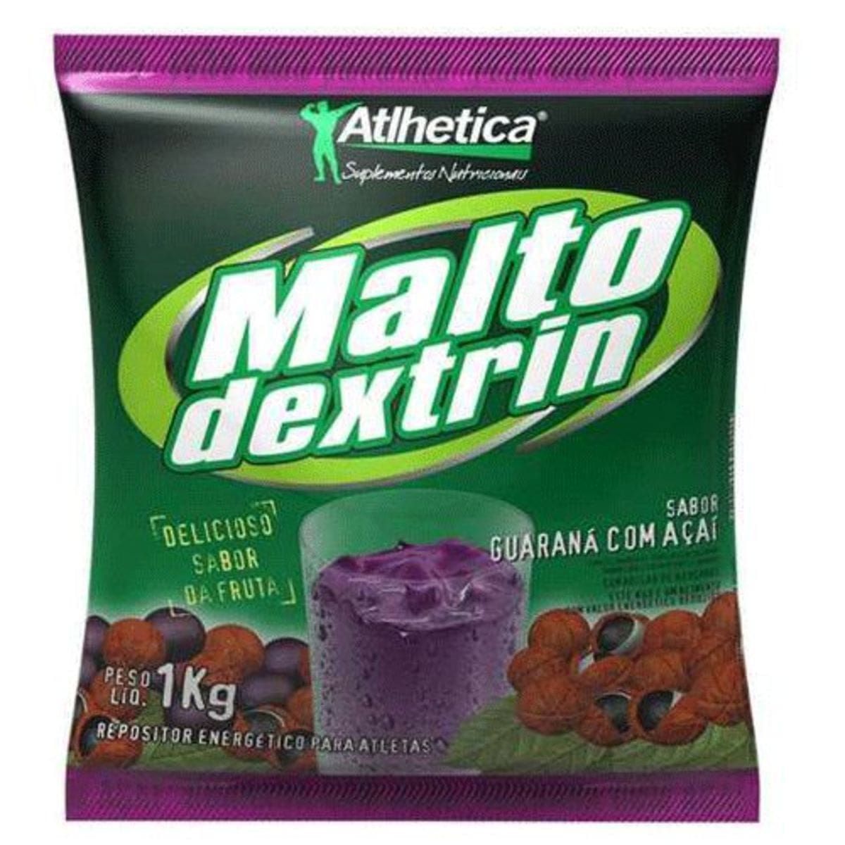 Maltodextrin - 1000g Guaran� c/ A�a� - Atlhetica Nutrition