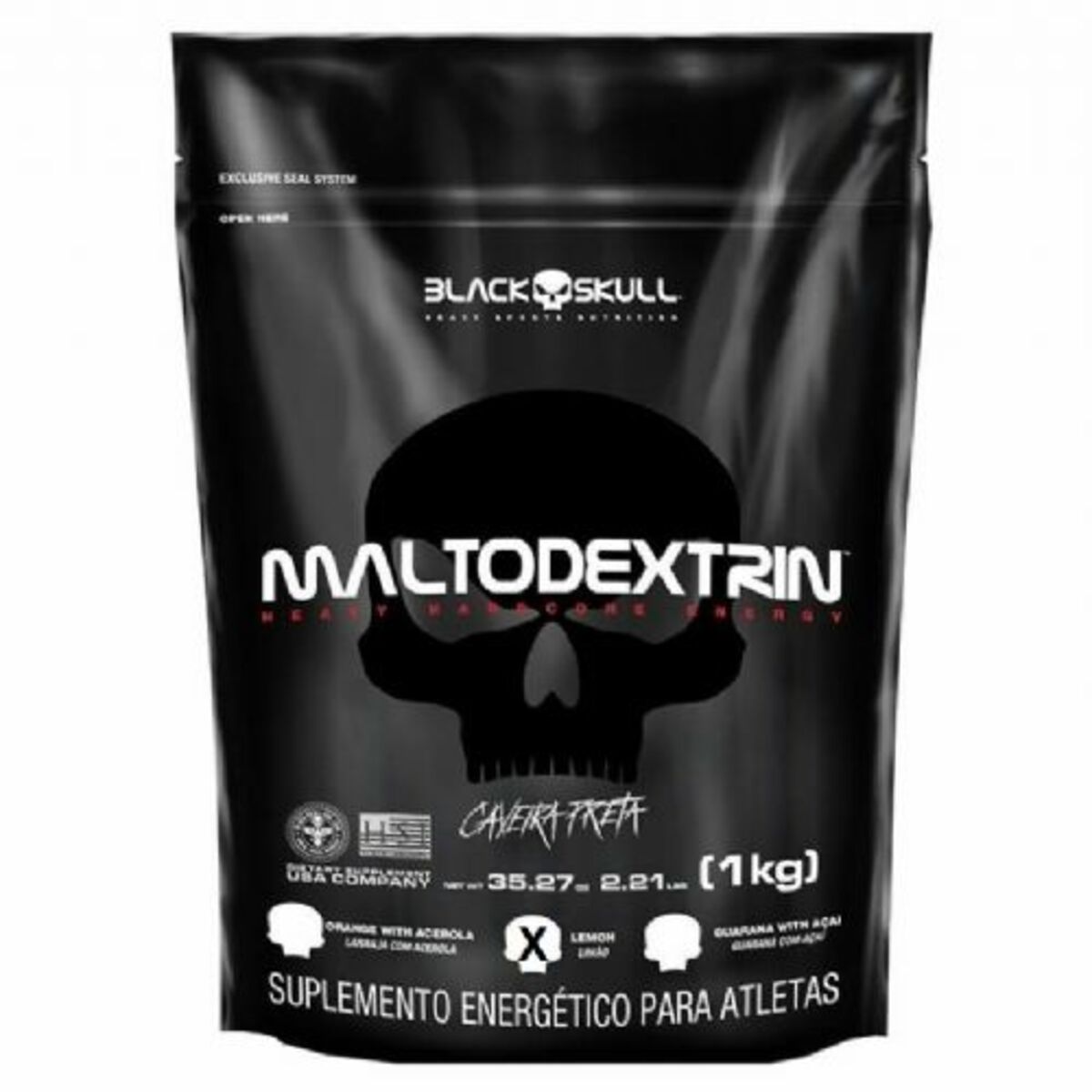 MaltoDextrin - 1000g Lim�o - Black Skull