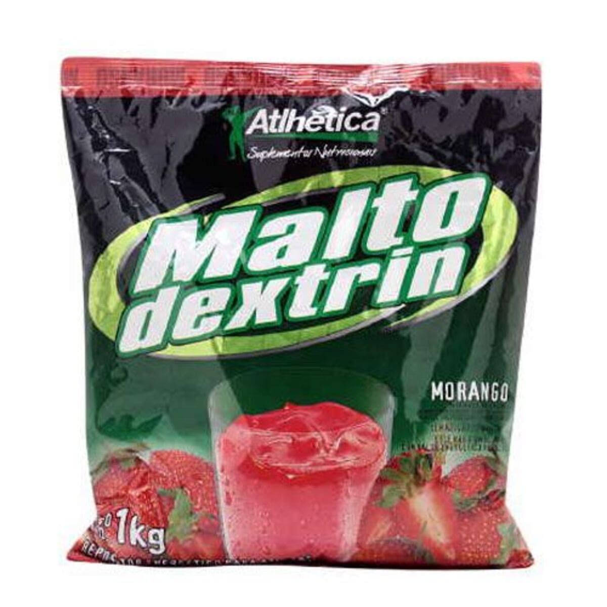 Maltodextrin - 1000g Morango - Atlhetica Nutrition
