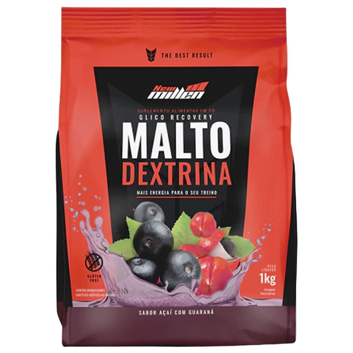 Maltodextrina - 1000g Refil A�a� C/ Guaran� - New Millen*** Data Venc. 28/02/2026 A.E