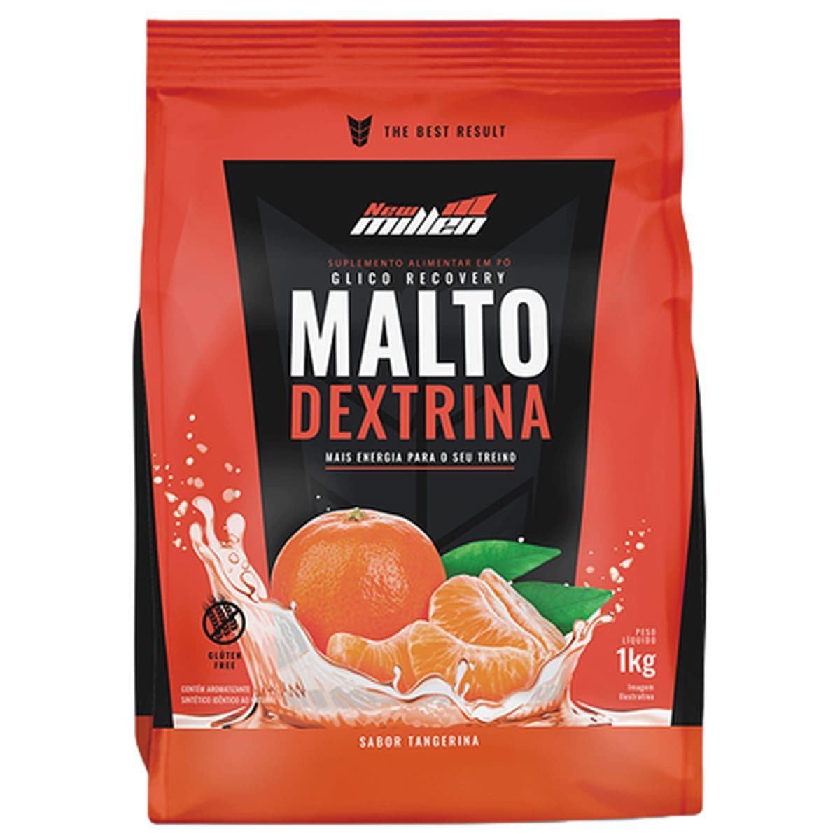 Maltodextrina - 1000g Refil Tangerina - New Millen