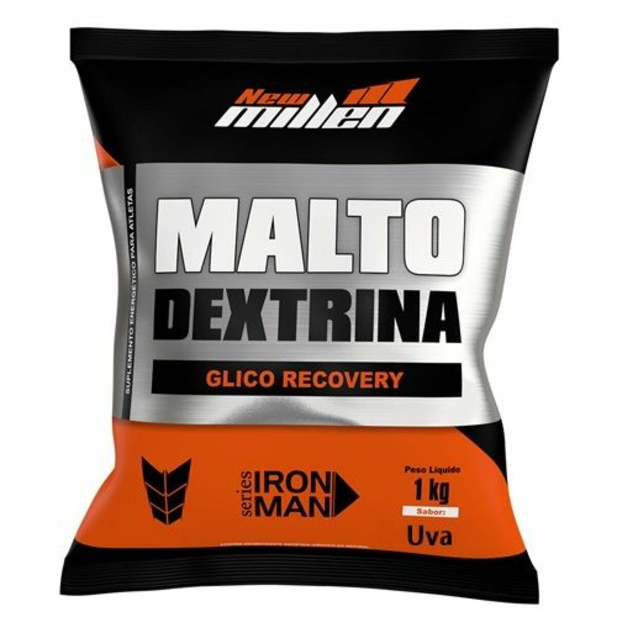 Maltodextrina - 1000g Refil Uva - New Millen*** AVARIA EMBALAGEM *** Data Venc. 01/10/24