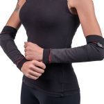 Manguito Compress�o Esportivo - Par Tamanho G  Preto - Vollo