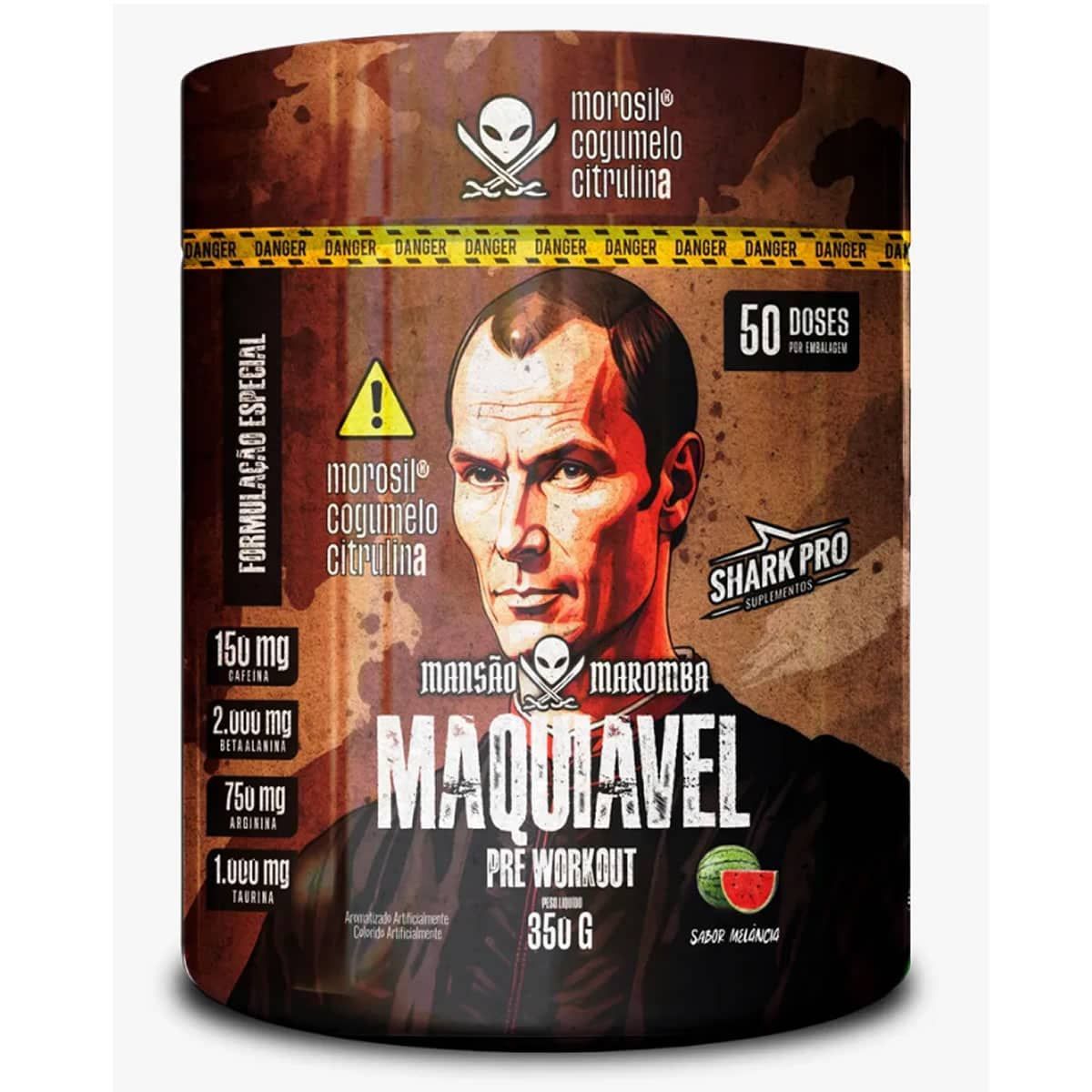 Maquiavel - Pr� Treino 350g Melancia - Shark Pro