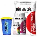 Mass 17500 3000g Morango + Batata Doce + Multimax Complex + Copo - Max Titanium