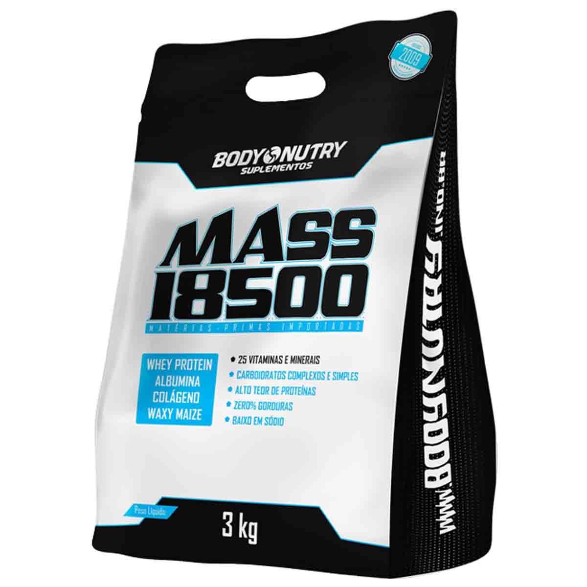 Mass 18500 Refil - 3000g Chocolate Su��o - Body Nutry