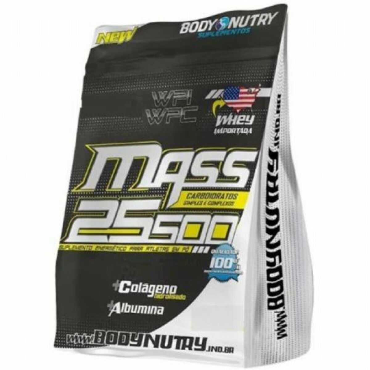 Mass 25500 - 3000g Refil Morango com Banana - Body Nutry