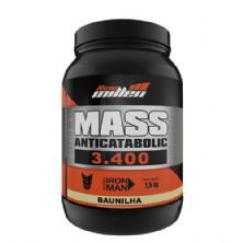 Mass 3400 Anticatabolic - 1500g Baunilha - New Millen