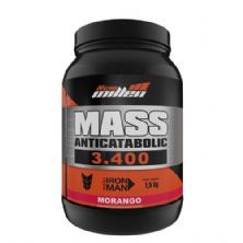 Mass 3400 Anticatabolic - 1500g Morango - New Millen