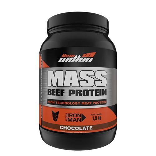 Mass Beef Protein - 1500g Chocolate - New Millen