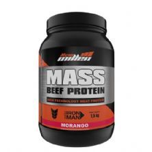 Mass Beef Protein - 1500g Morango - New Millen