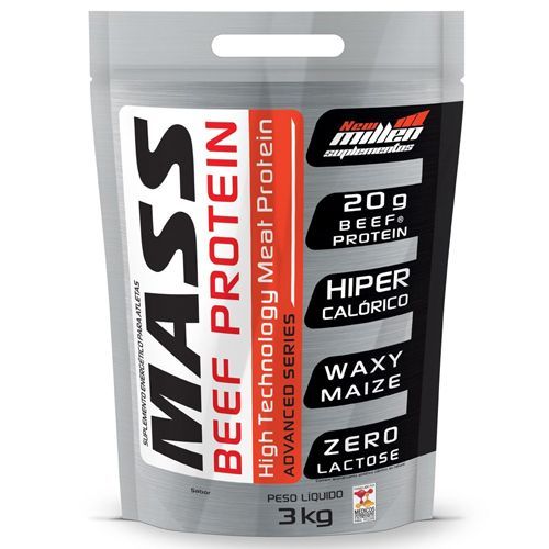 Mass Beef Protein - 3000G Refil Baunilha - New Millen **NETSHOES
