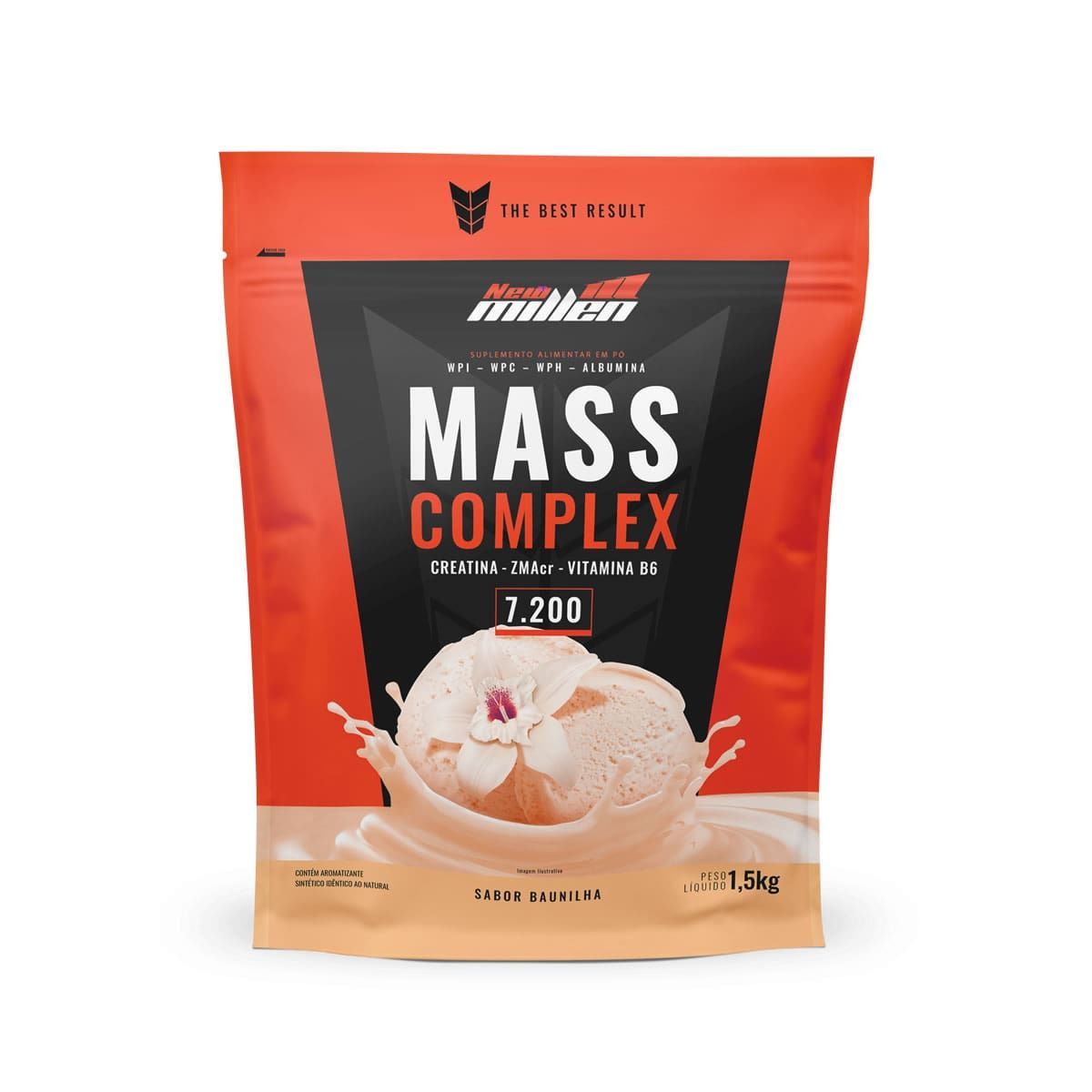 Mass Complex - 1500g Refil Baunilha - New Millen