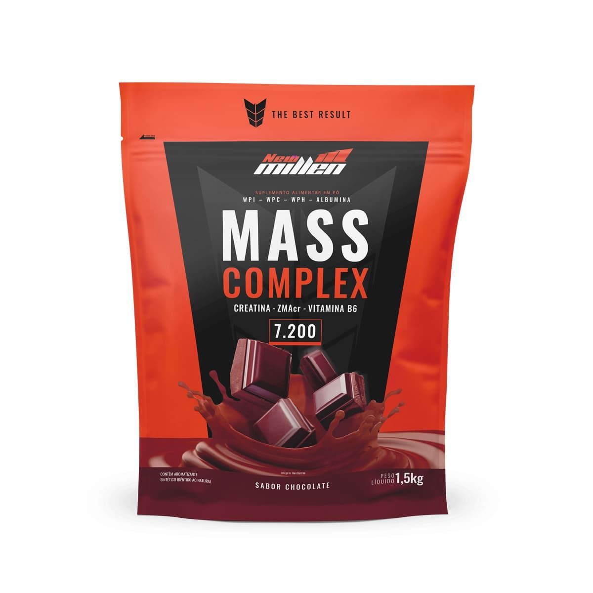 Mass Complex - 1500g Refil Chocolate - New Millen