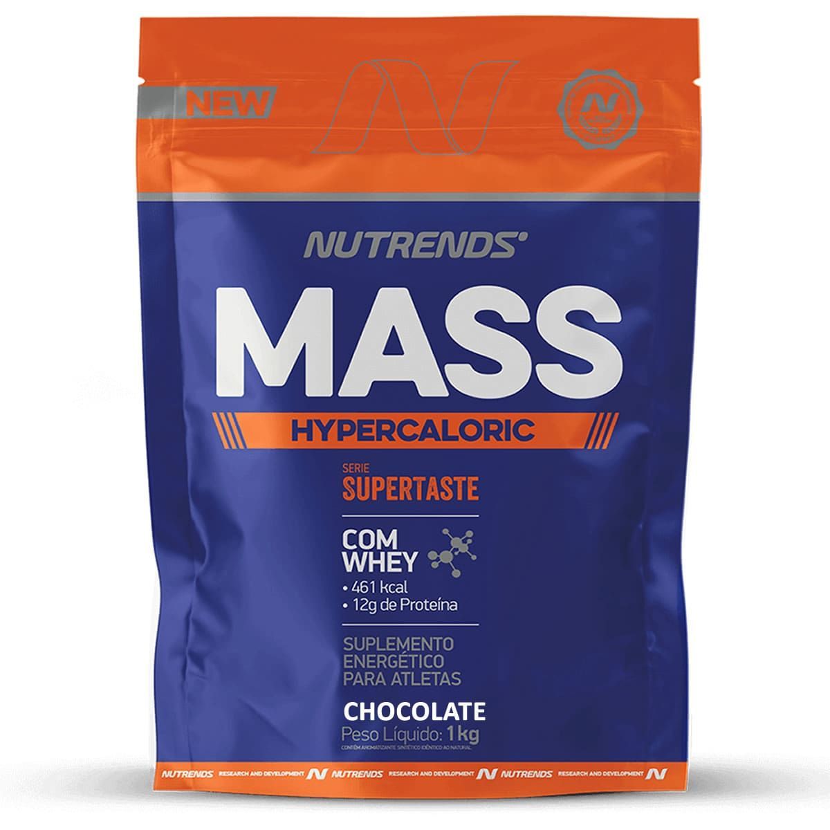 Mass Hypercaloric - 1000g Refil Chocolate - Nutrends*** Data Venc. 30/05/2024