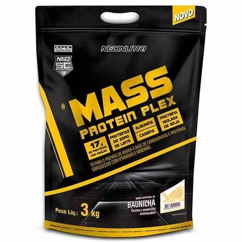 Mass Protein Plex - 3000g Baunilha - NeoNutri
